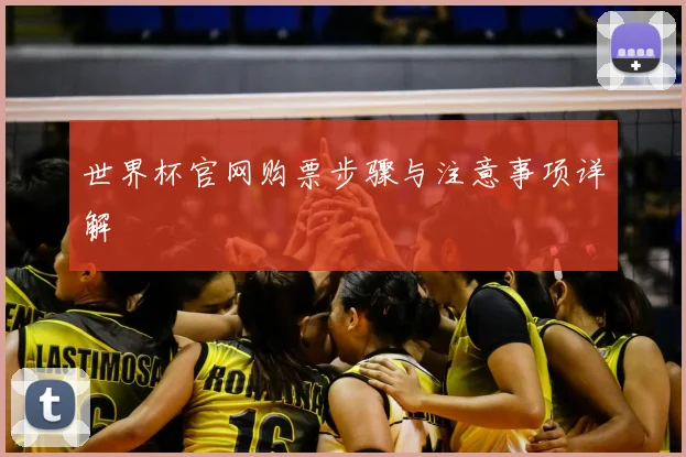 世界杯官网购票步骤与注意事项详解