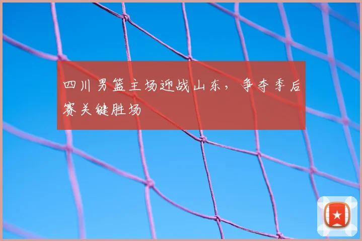 四川男篮主场迎战山东，争夺季后赛关键胜场